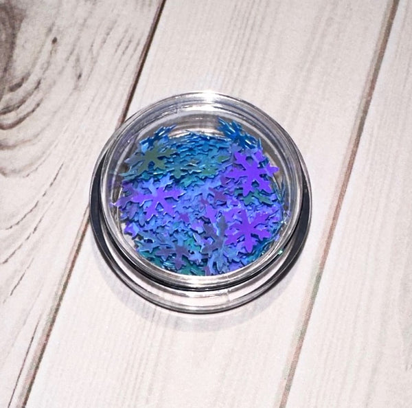 shade beauty, indie makeup, chunky glitter, cruelty free, vegan, flake it til you make it, small business, shopify, snowflake glitter
