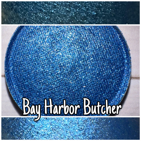 shade beauty, the dexter collection, dexter morgan, dexter morgan makeup collection, indie makeup, indie beauty, indie cosmetics, handmade makeup products, bay harbor butcher, pressed eyeshadow